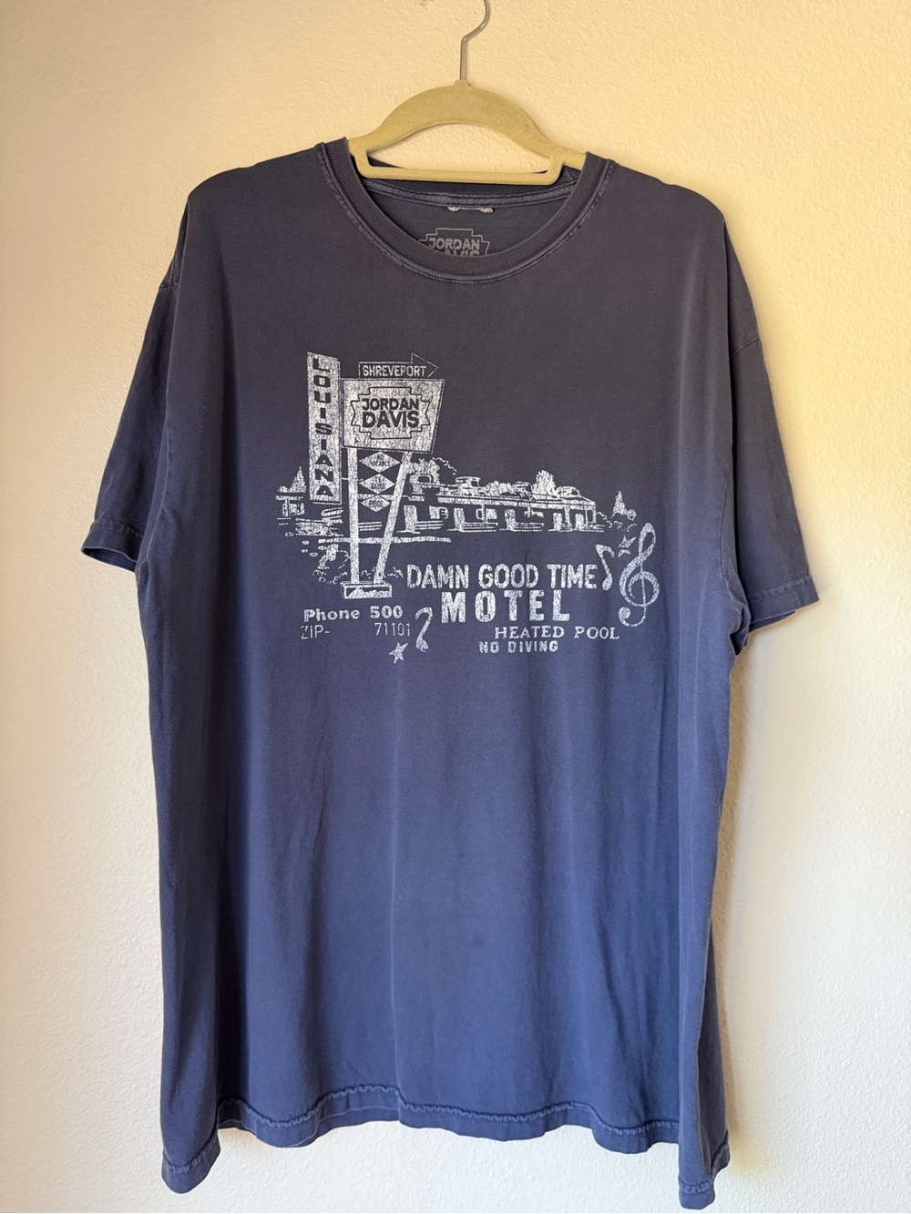 Jordan Davis Tour Concert Tee, Size XL